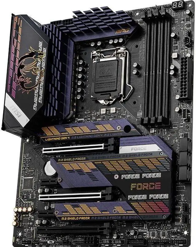 Main image of MSI MPG Z590 GAMING FORCE Intel Z590 LGA 1200 DDR4 128GB ATX Motherboard
