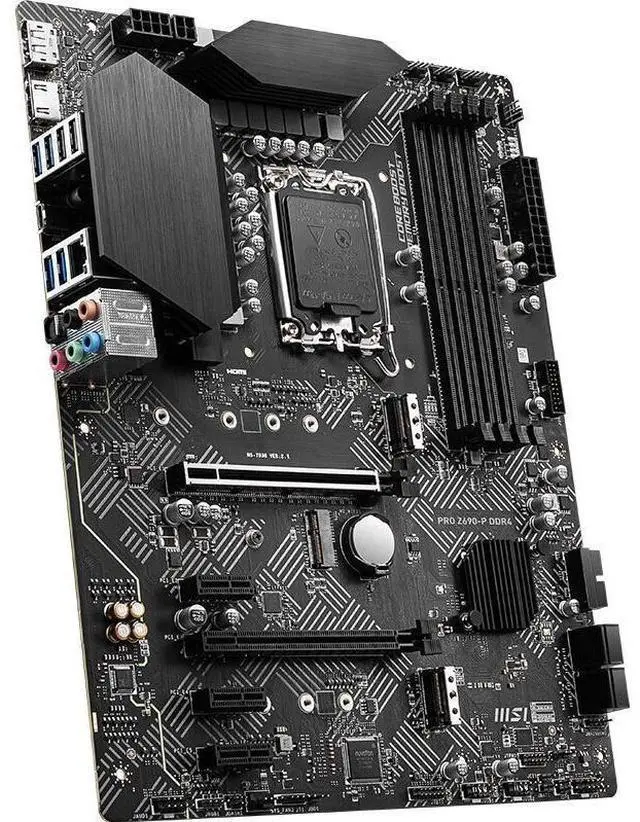 Alt view image 3 of 3 - MSI PRO Z690-P DDR4 Intel Z690 LGA 1700 DDR4 128GB ATX Motherboard