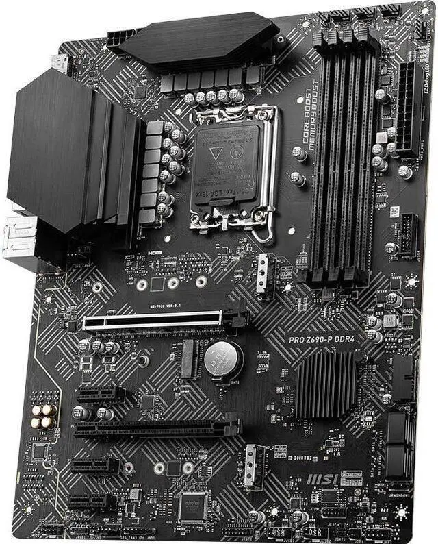 Alt view image 2 of 3 - MSI PRO Z690-P DDR4 Intel Z690 LGA 1700 DDR4 128GB ATX Motherboard