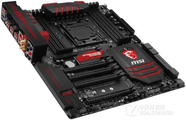 Alt view image 2 of 4 - MSI X99A GAMING 9 ACK Intel X99 LGA 2011-V3 DDR4 128GB E-ATX Motherboard