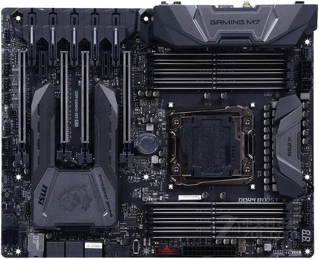 Main image of MSI X299 GAMING M7 ACK Intel X299 LGA 2066 DDR4 128GB ATX Motherboard