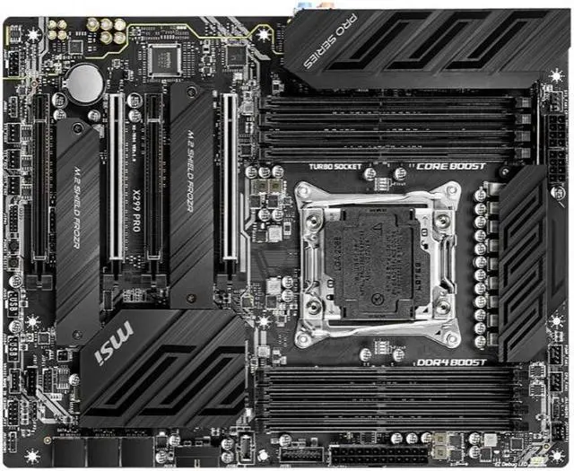 Main image of MSI X299 PRO Intel X299 LGA 2066 DDR4 256GB ATX Motherboard