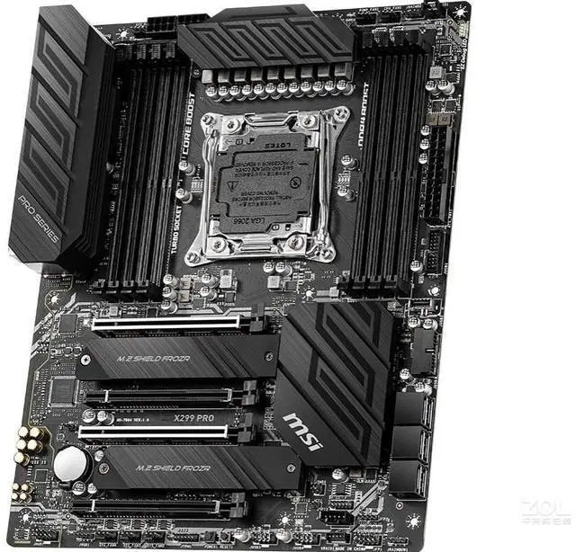 Alt view image 2 of 4 - MSI X299 PRO Intel X299 LGA 2066 DDR4 256GB ATX Motherboard