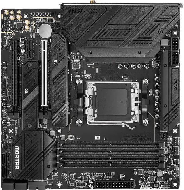Main image of MSI MAG B650M MORTAR WIFI AMD B650 Socket AM5 DDR5 256GB Micro ATX Motherboard