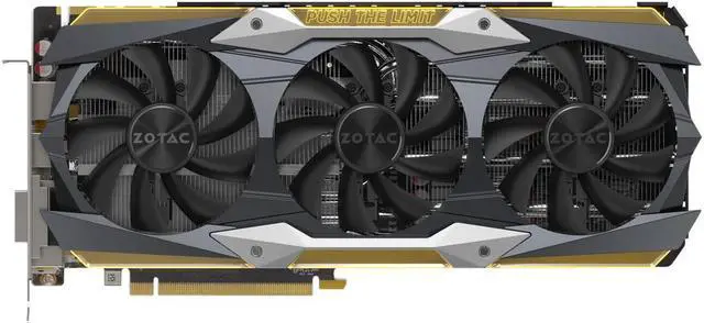 Alt view image 3 of 5 - ZOTAC GeForce GTX 1080 Ti AMP Extreme 11GB GDDR5X 352-bit Gaming Graphics Card VR Ready 16+2 Power Phase Freeze Fan Stop IceStorm Cooling Spectra Lighting ZT-P10810C-10P