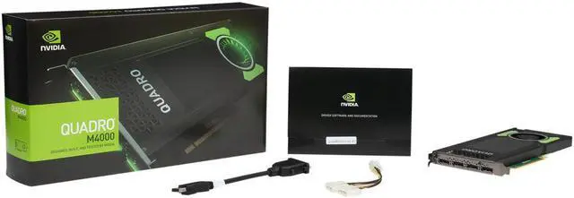 Alt view image 6 of 6 - PNY Quadro M4000 VCQM4000-PB 8GB 256-bit GDDR5 PCI Express 3.0 x16 Full Height Workstation Video Card