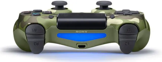 Alt view image 3 of 4 - Playstation 4 Dual Shock 4 Wireless Controller-Camouflage Green
