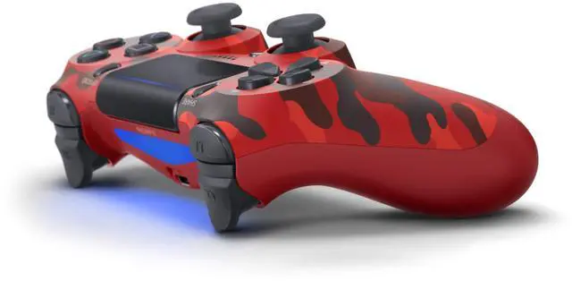 Alt view image 2 of 4 - Playstation 4 Dual Shock 4 Wireless Controller-Camouflage Red