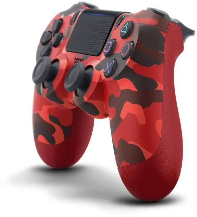 Alt view image 3 of 4 - Playstation 4 Dual Shock 4 Wireless Controller-Camouflage Red