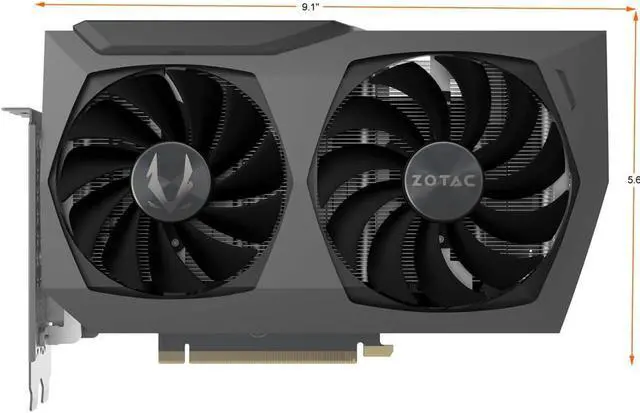 Alt view image 3 of 5 - ZOTAC GAMING GeForce RTX 3070 Twin Edge OC LHR 8GB GDDR6 256-bit 14 Gbps PCIE 4.0 Gaming Graphics Card, IceStorm 2.0 Advanced Cooling, White LED Logo Lighting, ZT-A30700H-10PLHR
