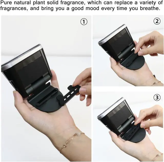 Alt view image 4 of 7 - STEELMATE Mini One-s Multi-Function Tire Pressure Monitoring System, Aromatherapy Function with Mobile Phone Holder, Auto Backlight & Sleep & Awake Mode, with 4 External Tpms Sensor(PSI)