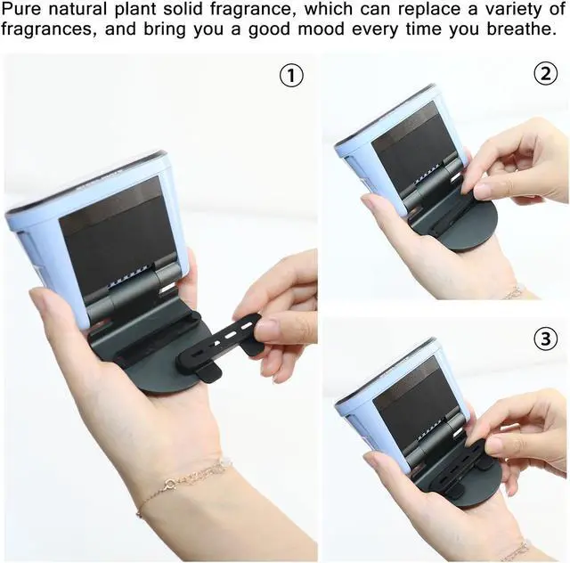 Alt view image 4 of 7 - STEELMATE Mini One-s Multi-Function Tire Pressure Monitoring System, Aromatherapy Function with Mobile Phone Holder, Auto Backlight & Sleep & Awake Mode, with 4 External Tpms Sensor(PSI)