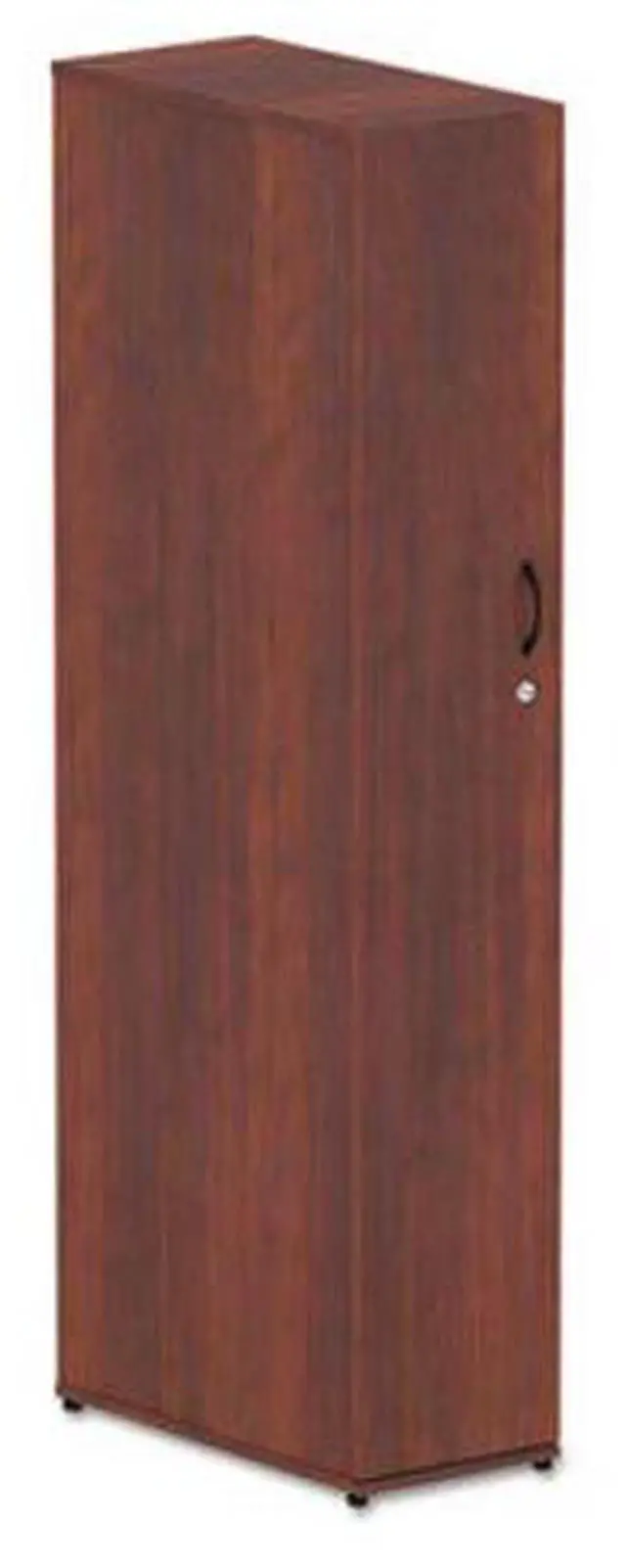 Alt view image 5 of 15 - Alera Valencia Series Wardrobe 11 7/8w x 23 5/8d x 65h Medium Cherry VA621224MC
