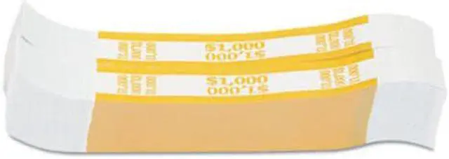 Alt view image 5 of 10 - Coin-Tainer Currency Straps Yellow $1 000 in $10 Bills 1000 Bands/Pack 401000