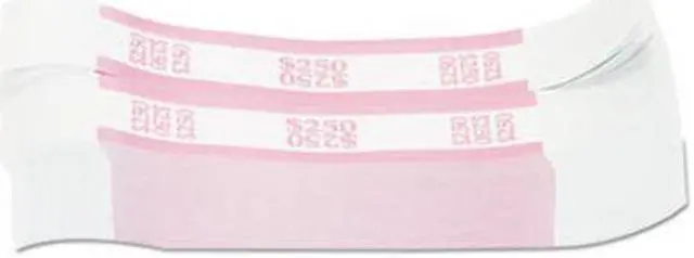 Alt view image 4 of 11 - Coin-Tainer Currency Straps Pink $250 in Dollar Bills 1000 Bands/Pack 400250