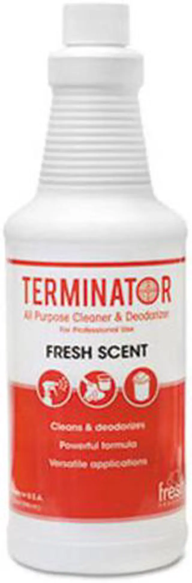 Alt view image 3 of 8 - Fresh Products 1232TNCT Terminator Deodorizer All-Purpose Cleaner, 32oz Bottles, 12/Carton, 1 Carton