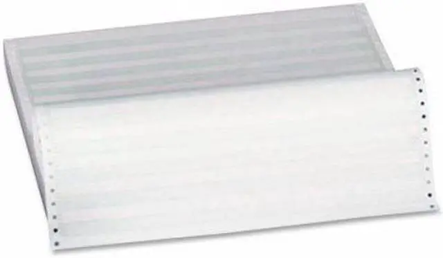 Alt view image 5 of 5 - Sparco Computer Paper 20 lb. 1Part 14-7/8"x11" 2700/CT 1/2" GN Bar 62341