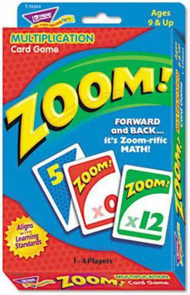 Alt view image 14 of 20 - Trend Zoom Math Card Game Ages 9 and Up T76304