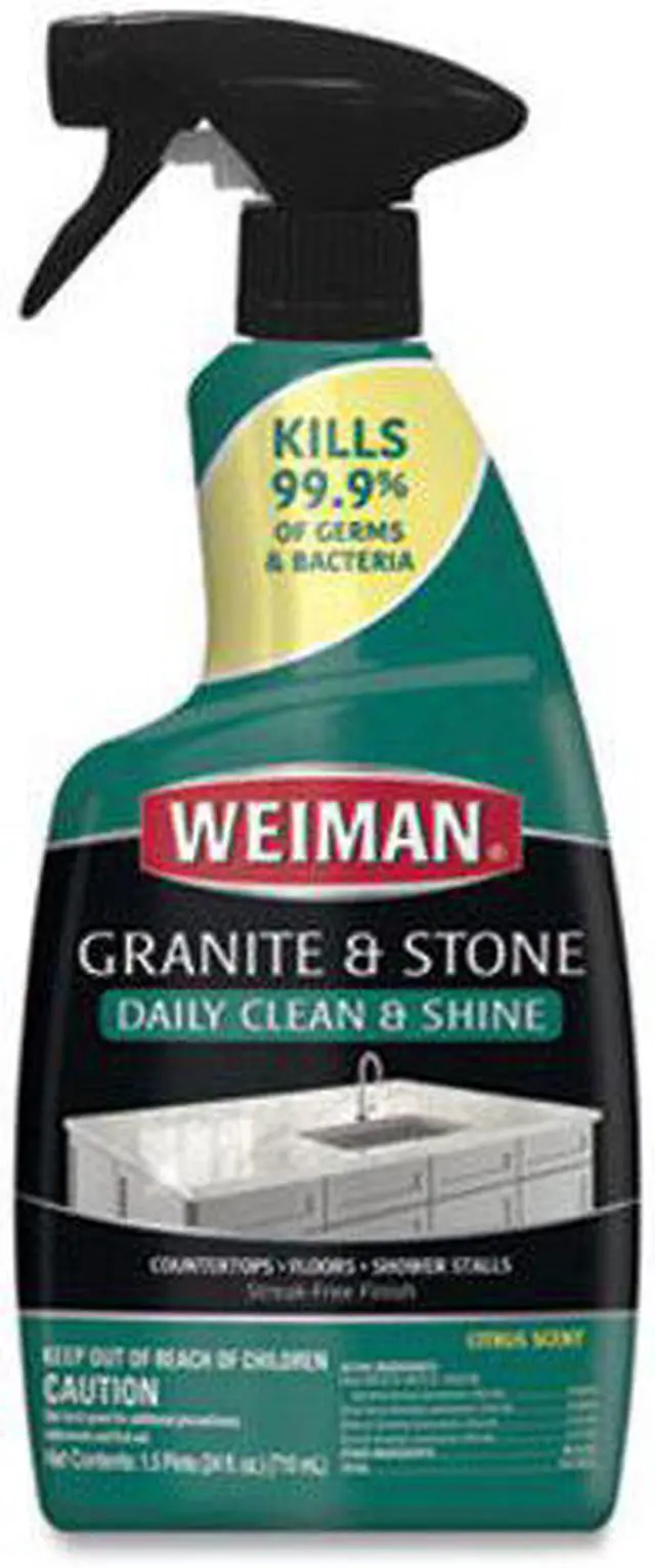 Alt view image 7 of 9 - Granite Cleaner and Polish, Citrus Scent, 24 oz Bottle, 6/Carton 109