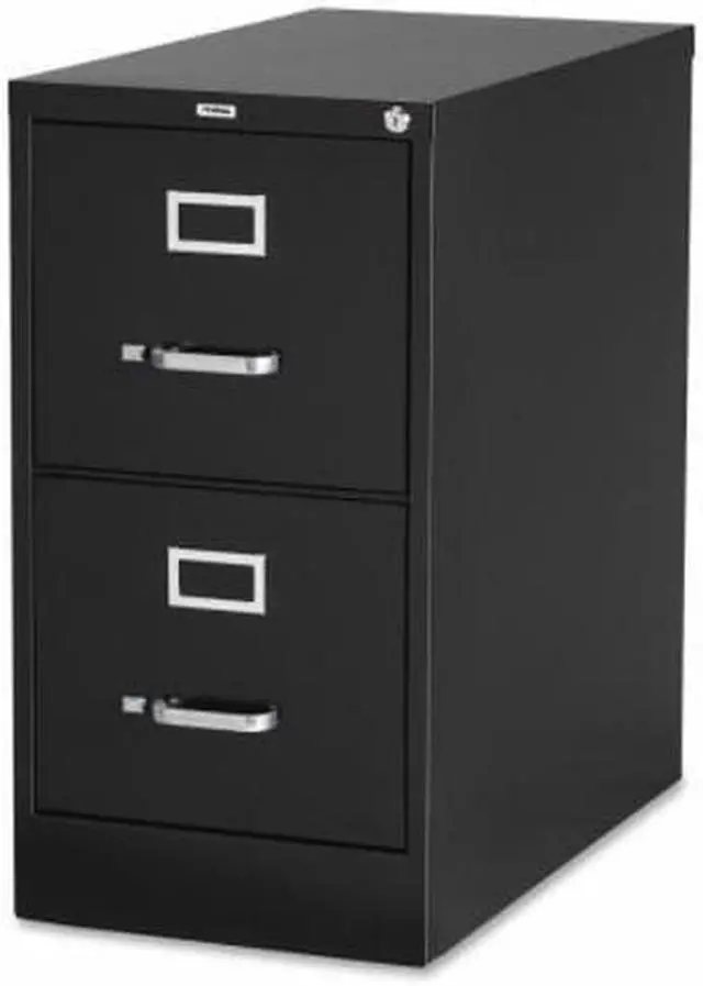 Alt view image 9 of 12 - Lorell Commercial-grade Vertical File - 15" x 22" x 28.4" - 2 x Drawer(s) for File - Letter - Lockable, Ball-bearing Sus