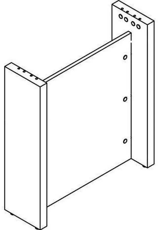 Alt view image 8 of 10 - Lorell  Table Base PLB24HMY