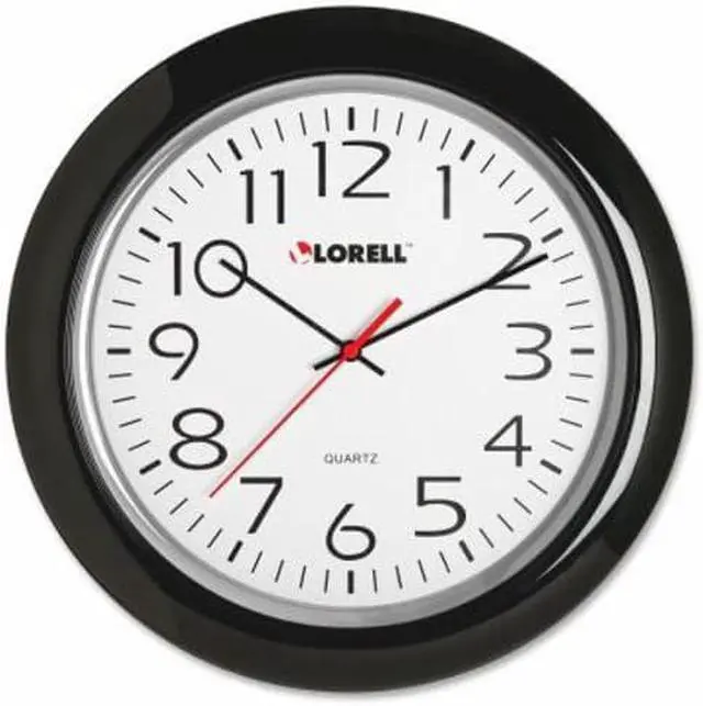 Alt view image 12 of 12 - Lorell 60989 Wall Clock Analog - Quartz