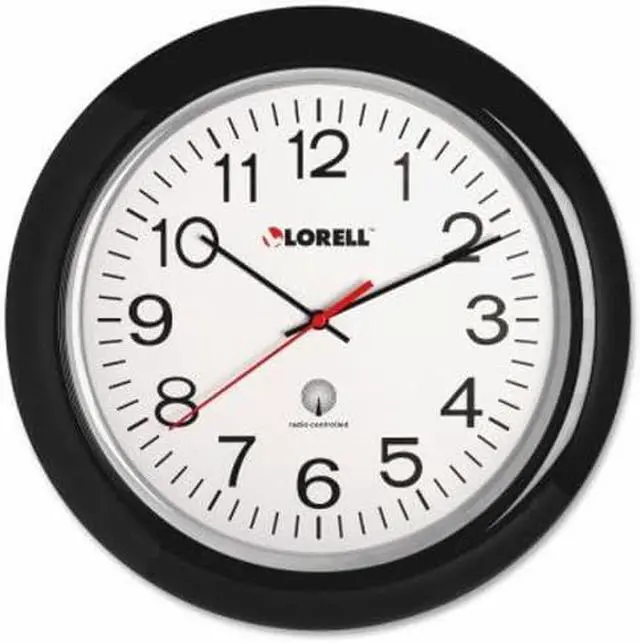 Alt view image 7 of 7 - Lorell Radio Controlled Wall Clock 1 EA