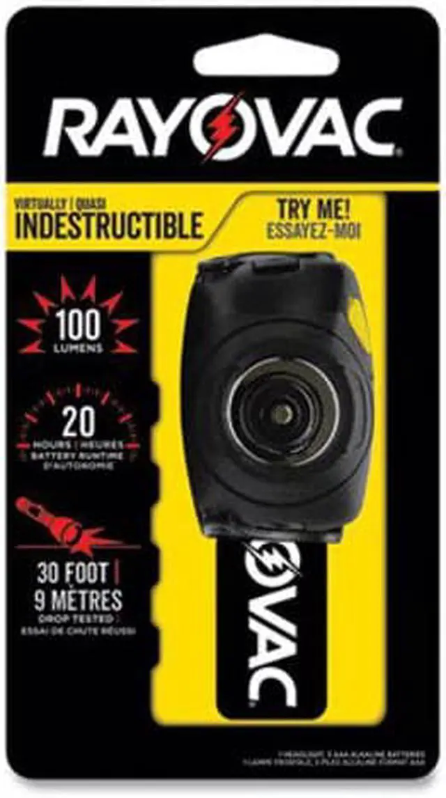 Alt view image 10 of 11 - RAYOVAC DIYHL3AAA-BTA Led Headlamp,w/ Cloth Straps