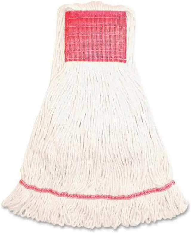Alt view image 3 of 3 - Gojo Synthetic Lg Blend Wet Mop Wide Band Loop 21oz. WE LWH5BEA
