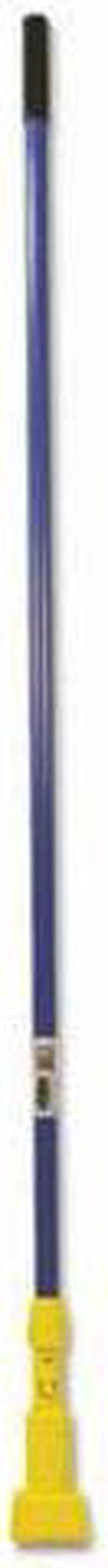 Alt view image 12 of 17 - Rubbermaid Commercial Gripper Fiberglass Mop Handle 60" Blue/Yellow H246BLU