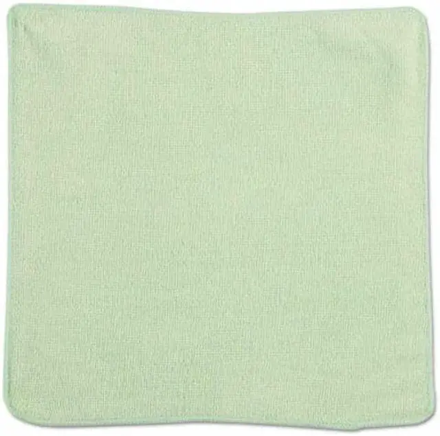 Alt view image 11 of 14 - Rubbermaid Commercial Microfiber Cleaning Cloths 12 x 12 Green 24/Pack 1820578