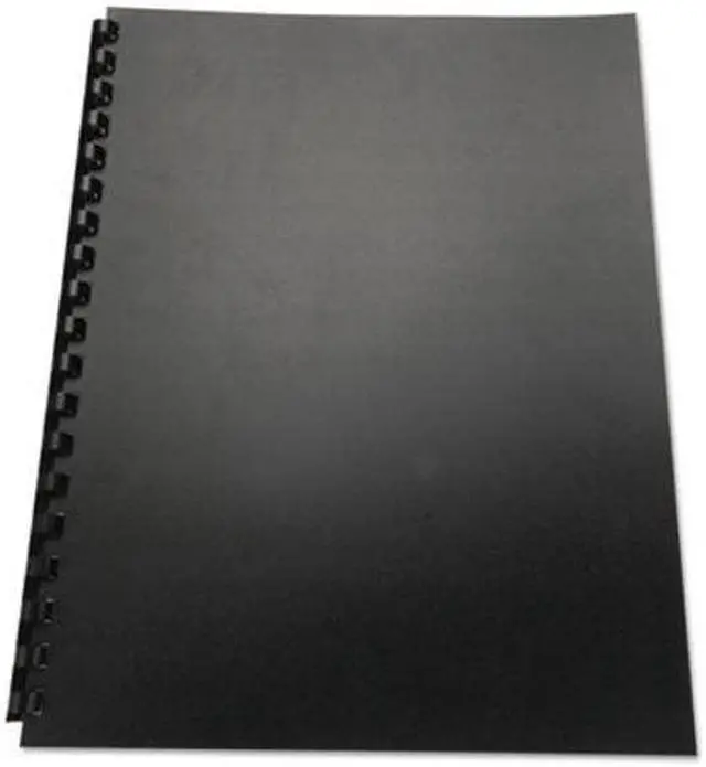 Alt view image 2 of 12 - 100% Recycled Poly Binding Cover, 11 x 8 1/2, Black, 25/Pack 25818