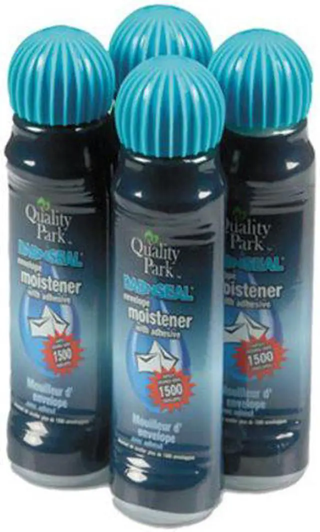 Alt view image 12 of 19 - Quality Park Envelope Moistener w/Adhesive 50 mL Clear 4/Pack 46071