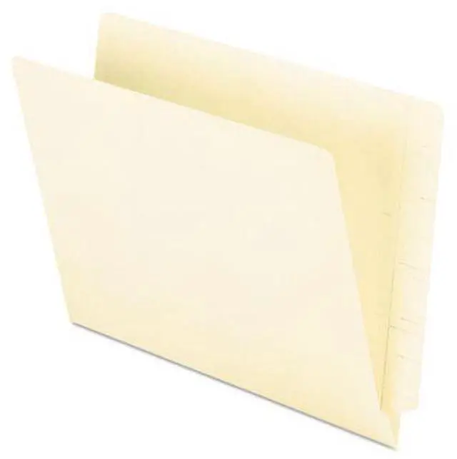 Alt view image 4 of 9 - Tops Pendaflex H110D End Tab Folders  Straight Cut  Two Ply  9 1/2   Front  Letter  Manila  100/Box