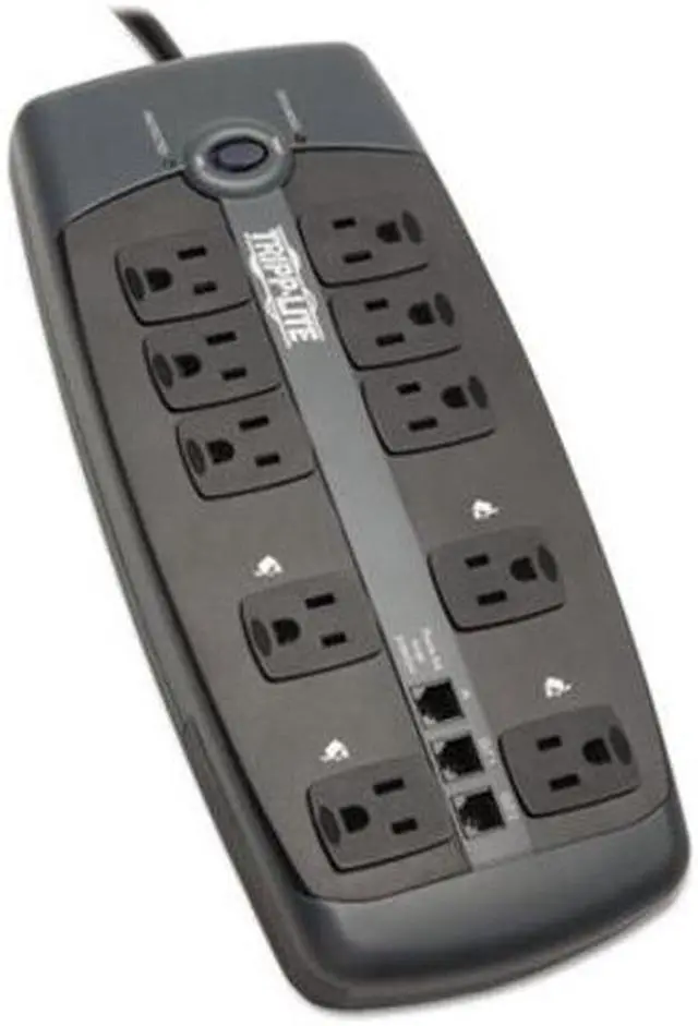 Alt view image 18 of 20 - Tripp Lite TLP1008TEL 8ft. 10 Outlets 2395 Joules Protect It! Surge Suppressor