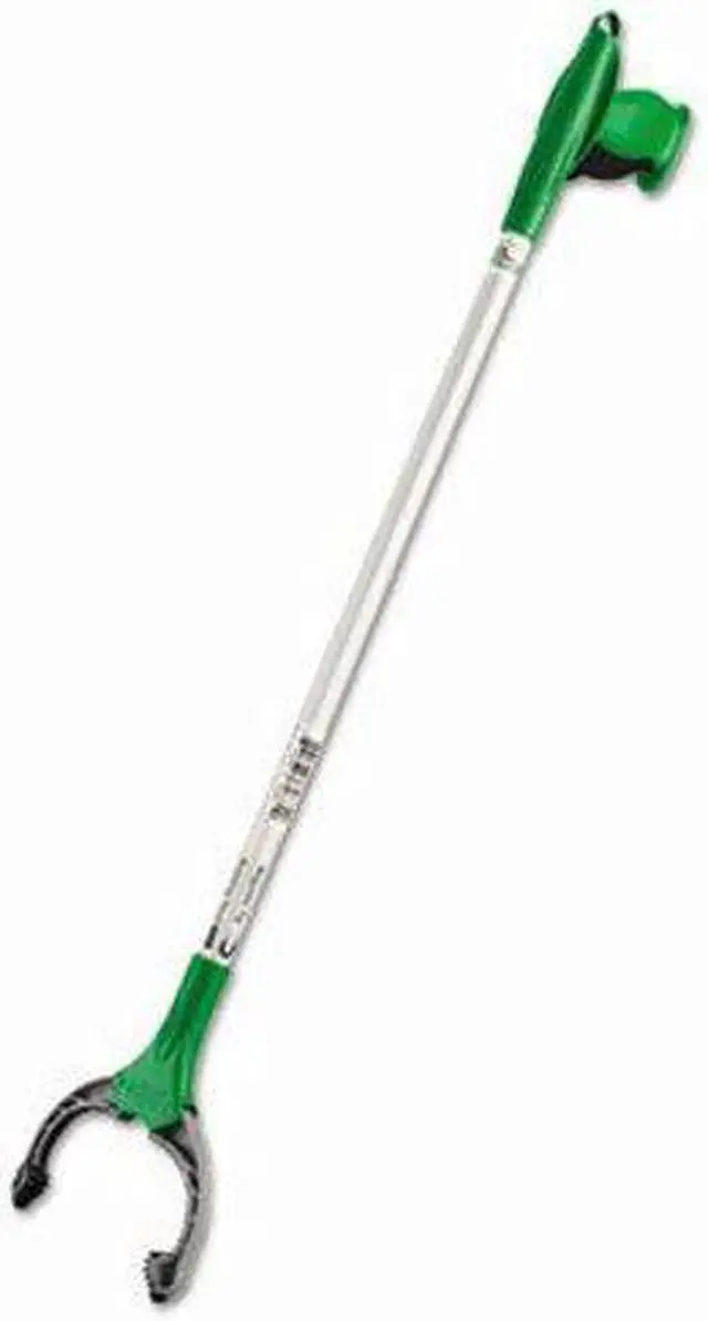 Alt view image 6 of 11 - UNGER NT080 Trash Grabber,Aluminum,32" L