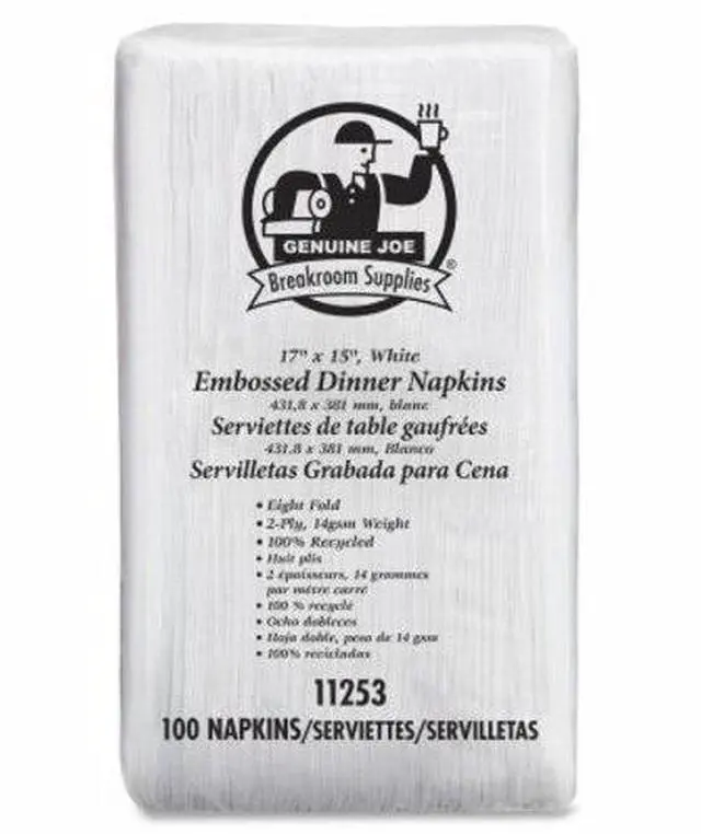 Alt view image 7 of 8 - Dinner Napkins 2-Ply 17"x15" 100/PK WE