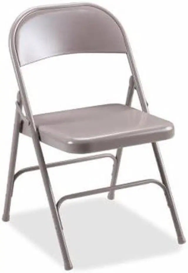 Alt view image 7 of 7 - Folding Chairs,Steel Seat,19-3/8"x18-1/4"x29-5/8",4/CT,BG