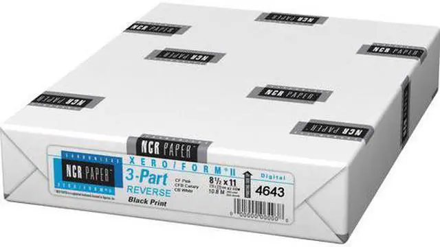 Alt view image 7 of 7 - Appvion, Inc Carbonless Paper 3-Part Rev 167 Sets/PK 8-1/2"x11" PK/CY/WE 4643