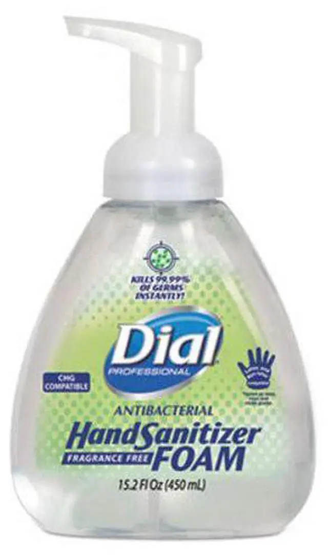 Alt view image 13 of 16 - Dial. Professional 06040 Antibacterial Foaming Hand Sanitizer, 15.2 oz. Pump Bottle