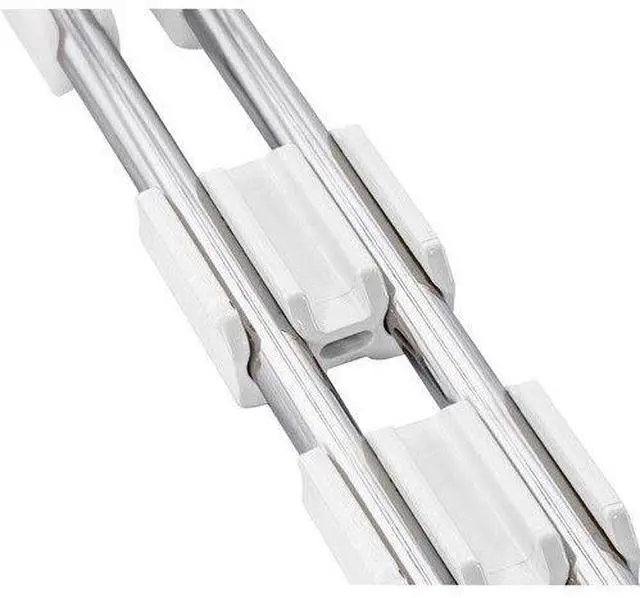 Alt view image 2 of 5 - Lorell Ganging Clips 16-1/2"Wx18-1/4"Lx7"H 16/PK White 42955