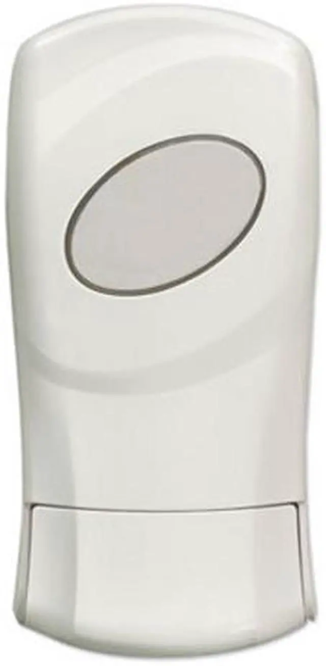 Alt view image 3 of 8 - FIT Universal Manual Dispenser, 1.2 L, 4 x 5.13 x 10.5, Ivory, 3/Carton 16656