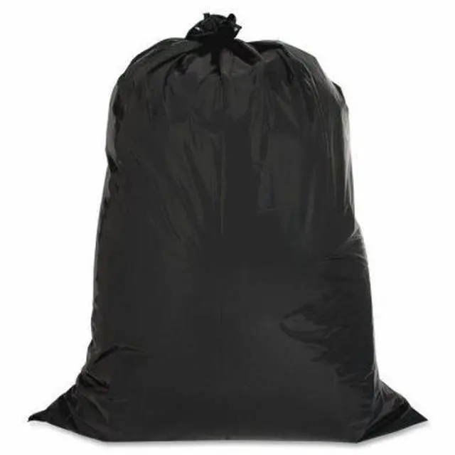 Alt view image 11 of 11 - Genuine Joe Heavy-Duty Trash Bags 2.5 Mil 42 Gallon 33"x48" 20/PK Black 02311