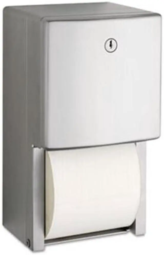 Alt view image 8 of 11 - Bobrick ConturaSeries Two-Roll Tissue Dispenser 6 1/16" x 5 15/16" x 11" 4288