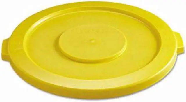 Alt view image 3 of 6 - Rubbermaid Commercial Products 2631YEL 32 Gallon Brute Container Lids - Yellow