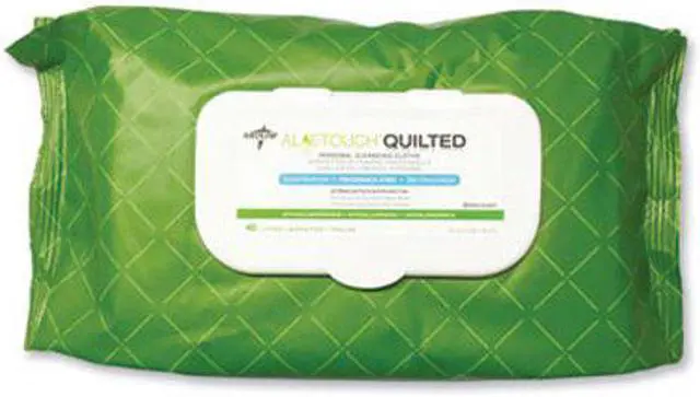 Alt view image 5 of 8 - Medline MSC263625 Aloetouch Select Premium Personal Cleansing Wipes, 8 X 12, 48/Pack