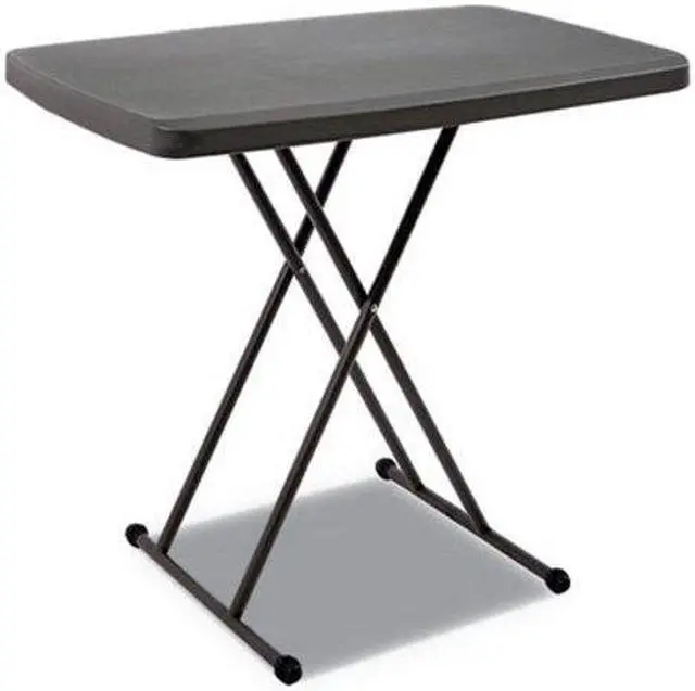 Alt view image 6 of 10 - Iceberg - 65491 - Iceberg IndestrucTable TOO Personal Folding Table - Rectangle Top - X-shaped Base - 30 Table Top