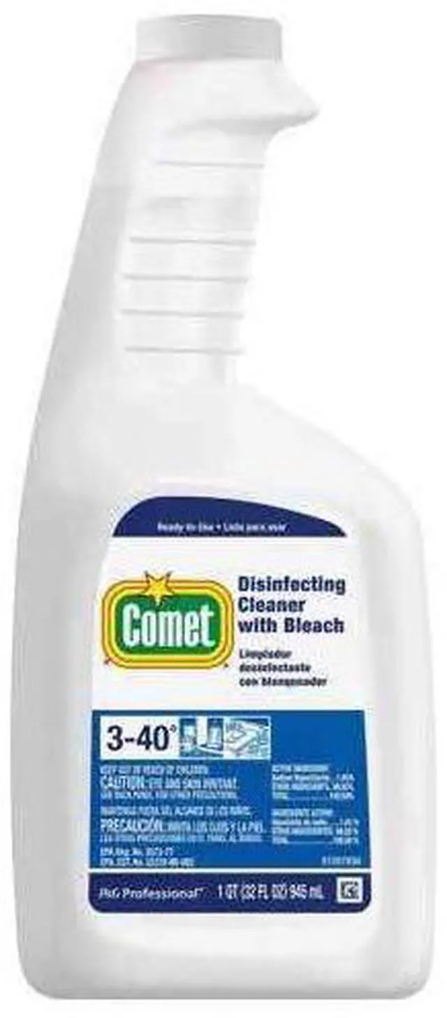 Alt view image 5 of 9 - Comet Cleaner and Disinfectant 32 oz. Clear   PGC 30314