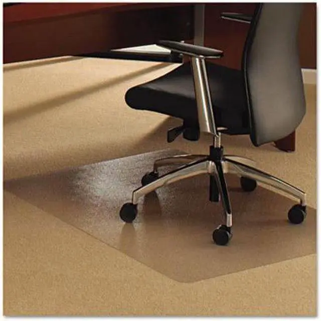 Alt view image 5 of 6 - Floortex 1113427ER 48" x 53" Cleartex ultimat for deep pile Carpet - 2.7mm - Clear - Rectangle