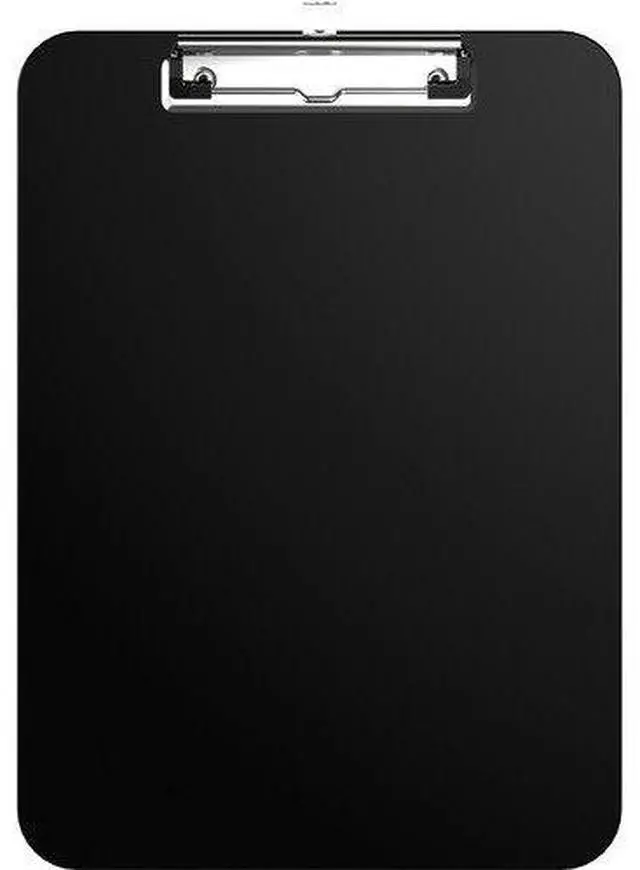 Alt view image 3 of 4 - Business Source Shatterproof Clipboard - Plastic - Black - 1 Each